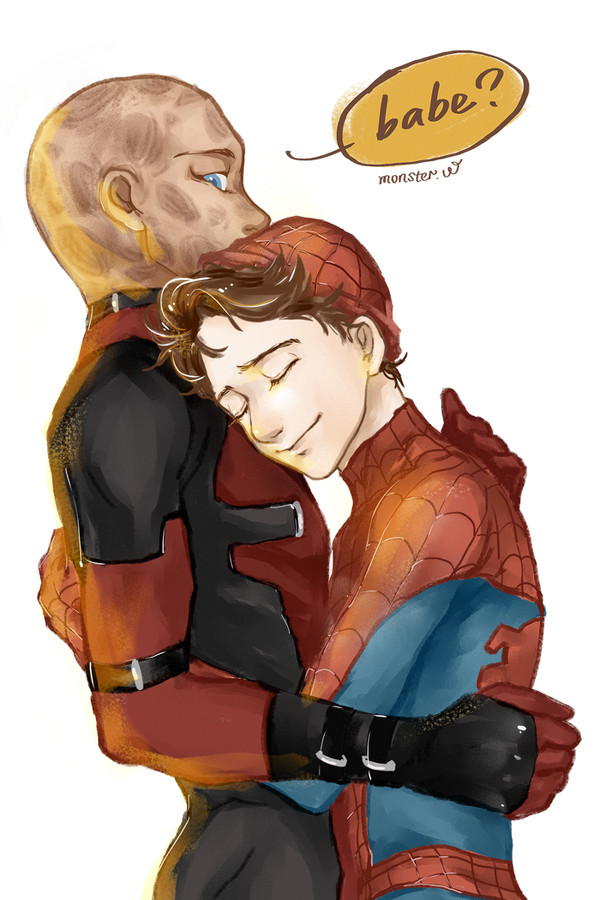 Spideypool - HUG