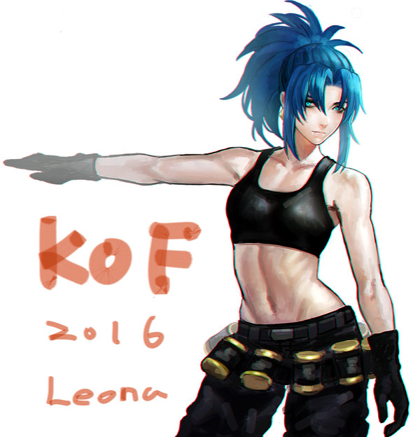 塗KOF Leona