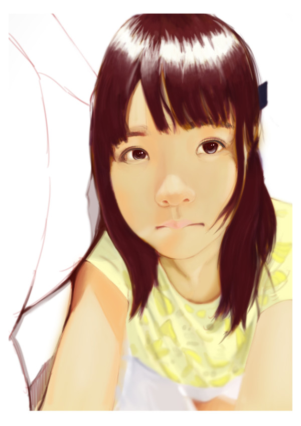 SNH48-陈怡馨  绘画练习