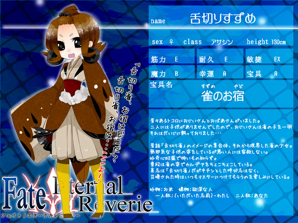 【F/er】舌切り雀【サーヴァント】