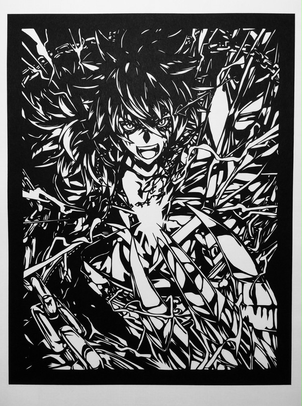 白猫プロジェクト エイジ 切り絵