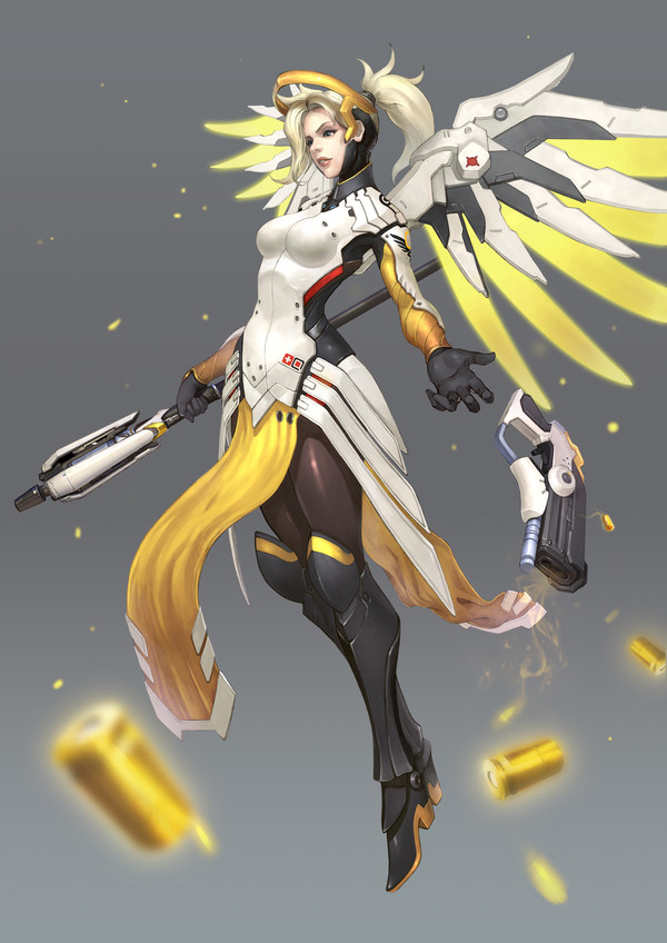 Fanart for Overwatch Mercy