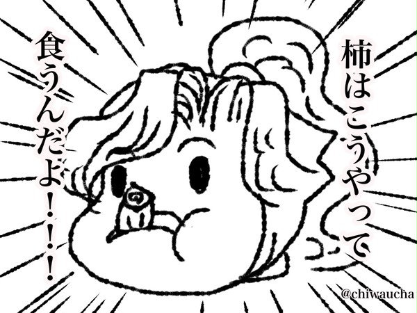柿の食べ方