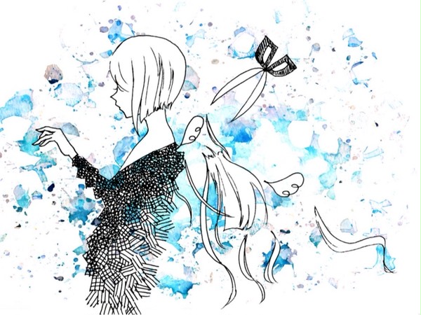 髪を切る