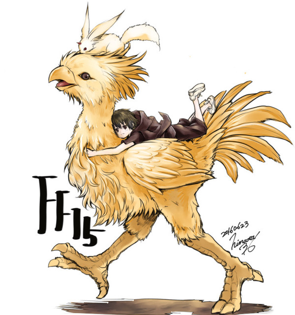 【FF15】ノクティス…チョコボに乗る