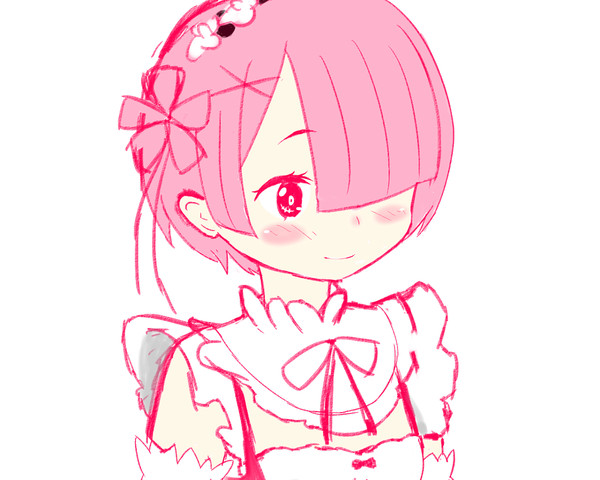 ラムちゃん　落書き