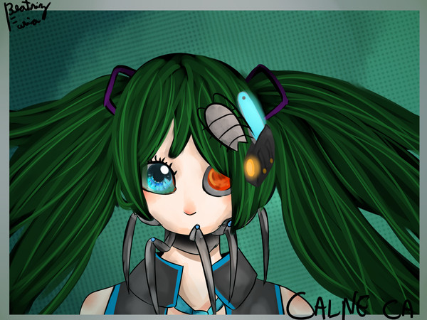 hatsune miku-Calne ca+speedpaint