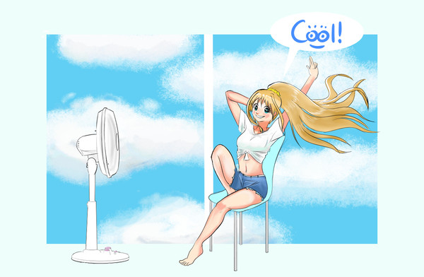 夏の空と茜ちんと！
