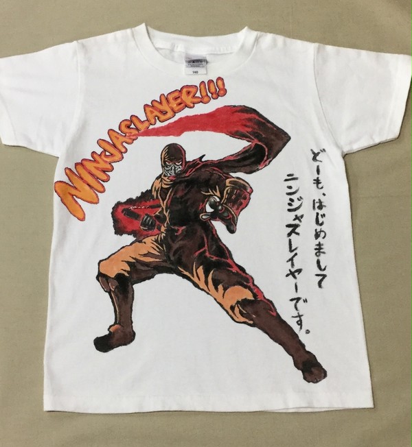 Tシャツに「ニンジャスレイヤー」を描いてみた