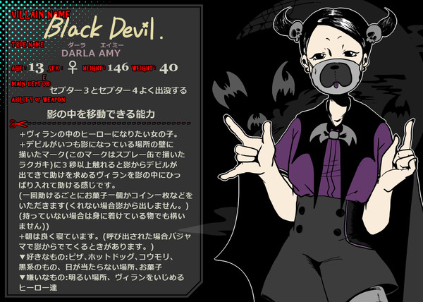 【コンセプ7】ブラックデビル【ヴィラン】