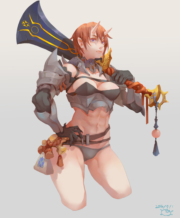 女戰士之類的