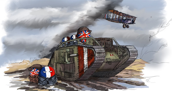 ww1 tank polandball