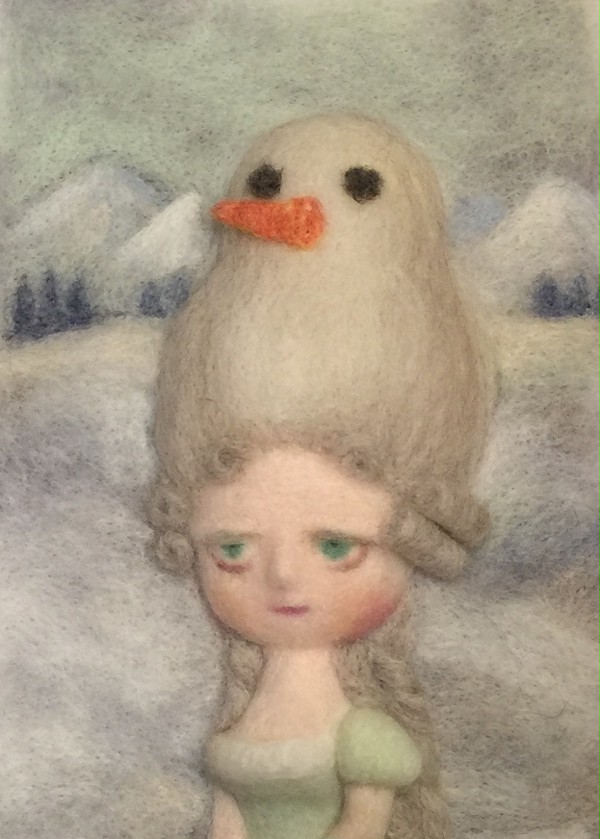 雪ダルマの貴婦人
