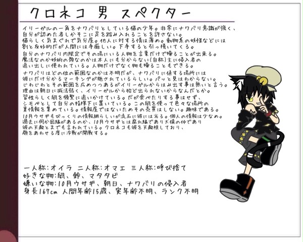 【摩訶物】クロネコ