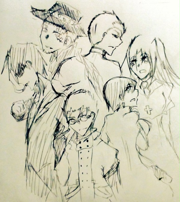 トライガンシャーペン落書き詰め