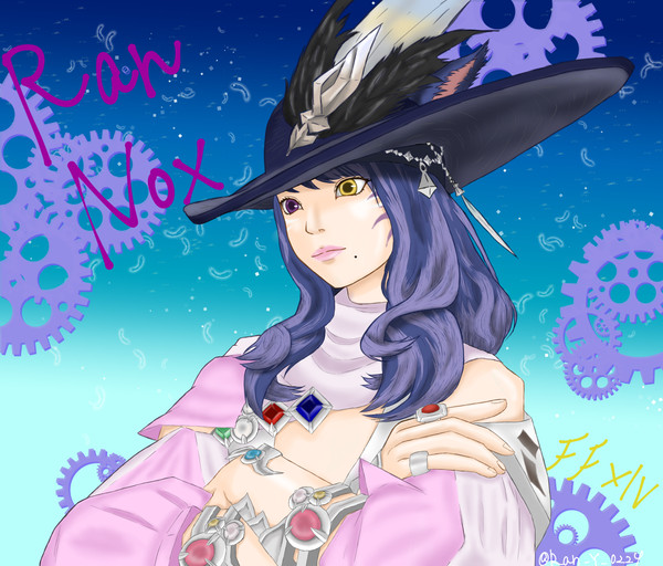 FF14自キャラ模写