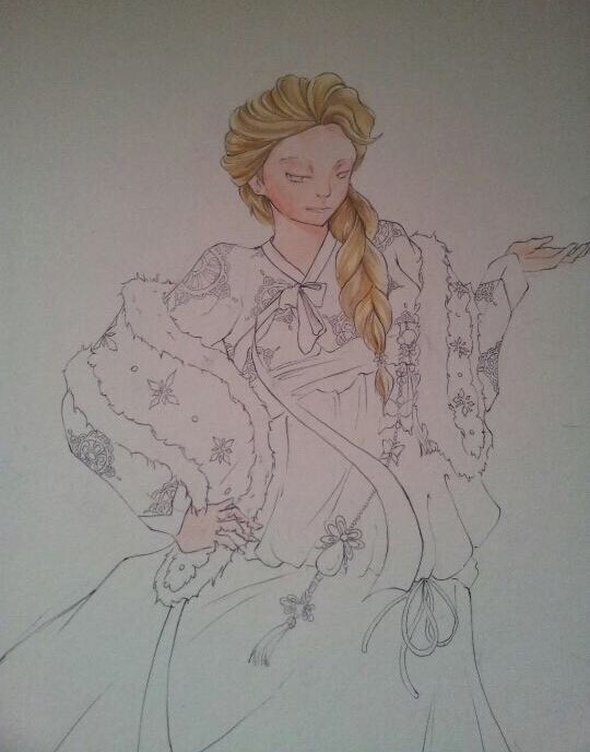 Elsa hanbok2