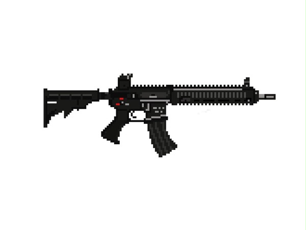 HK416像素化