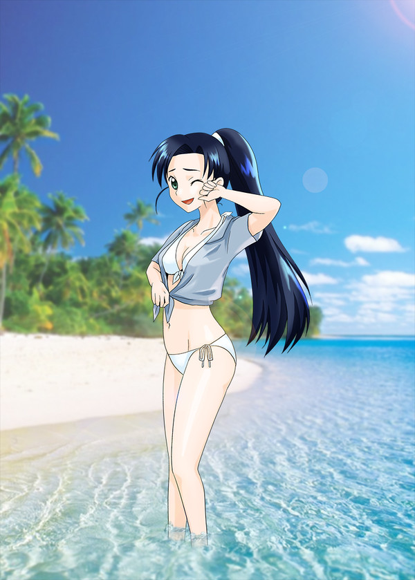 水着のナエさん
