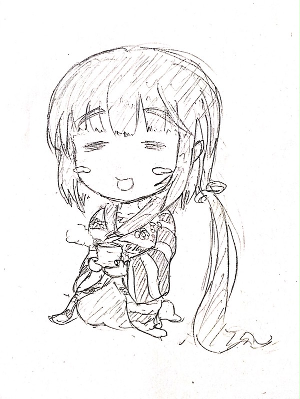 お茶でほっこりよしのん