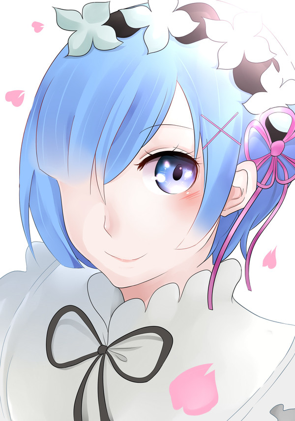 Beauty Blue Haired