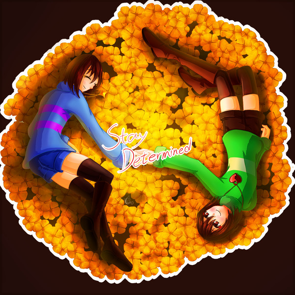Undertale-Chara&Frisk.
