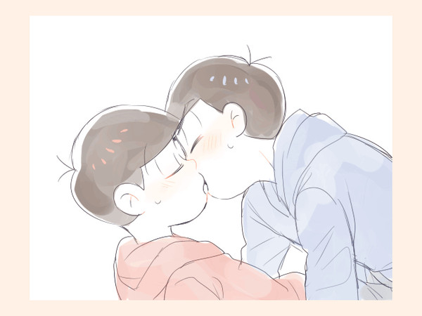 カラおそがちゅーしてるだけ