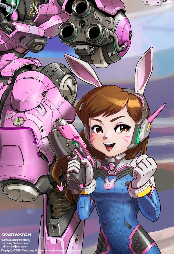 Overwatch D.VA ブリザード