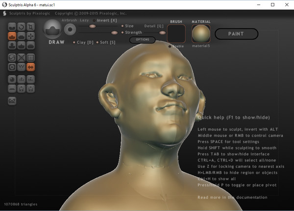 sculptrisで作ったおっさん
