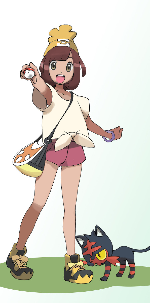 ポケモン　サンムーン　トレーナー肌ちょい褐色