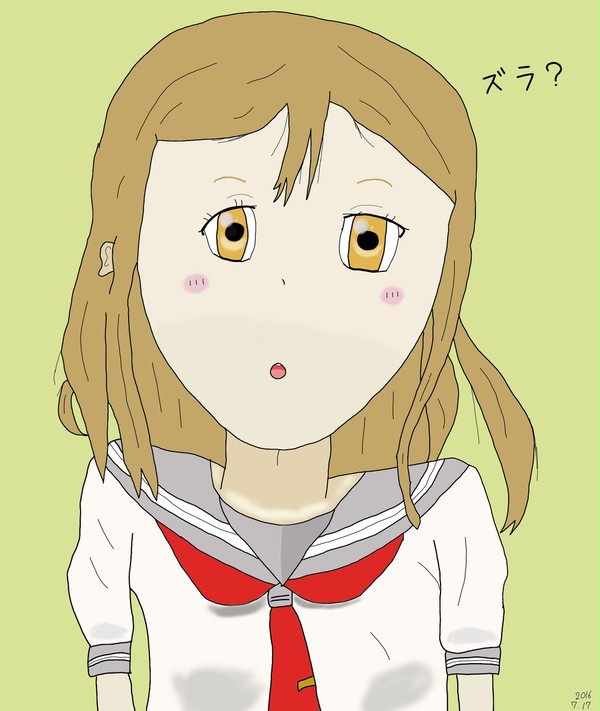 デジタルでずら丸描いてみた。