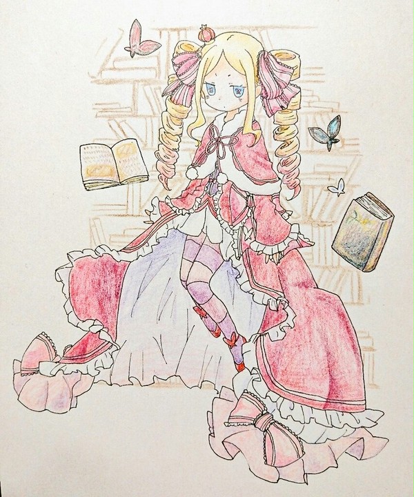 ベアトリス   色鉛筆