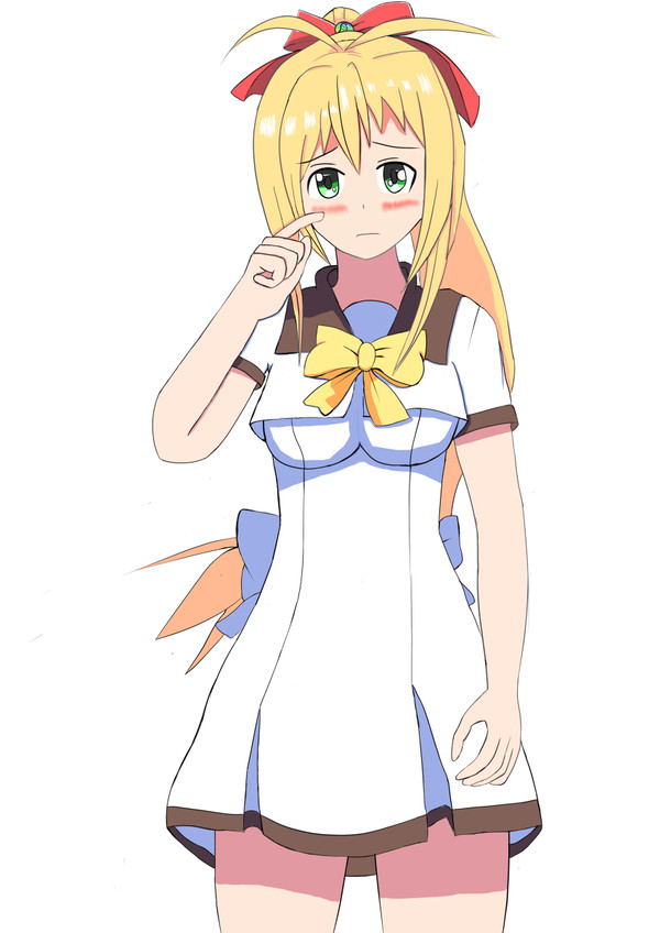 夏服照れマキマキ