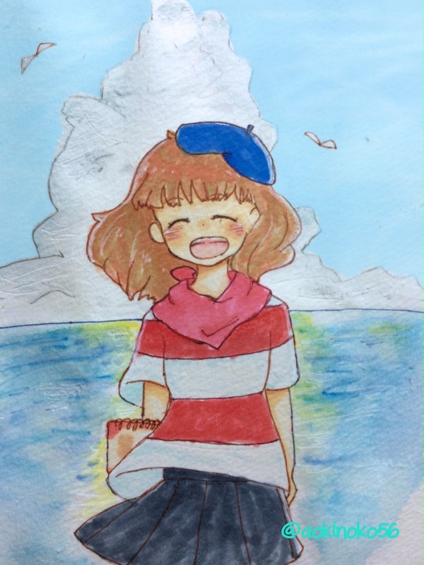 青い空、白い雲