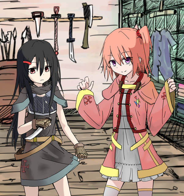 服屋にて