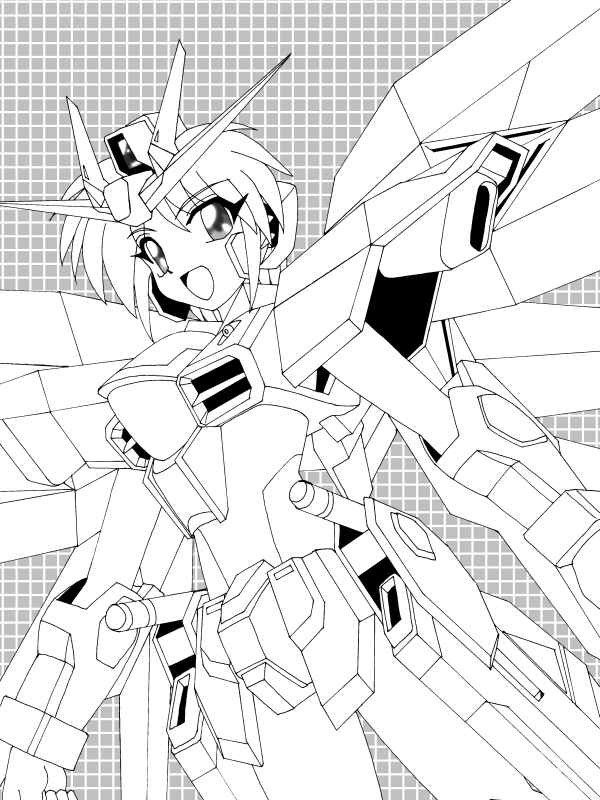 フリーダムガンダム娘【MS少女】