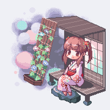 夜空に咲く花