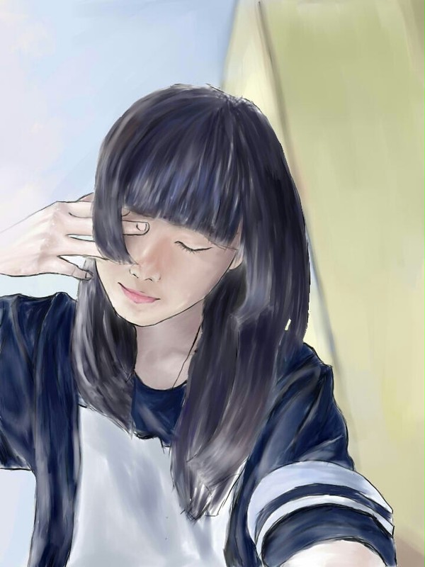 按照真人画的..