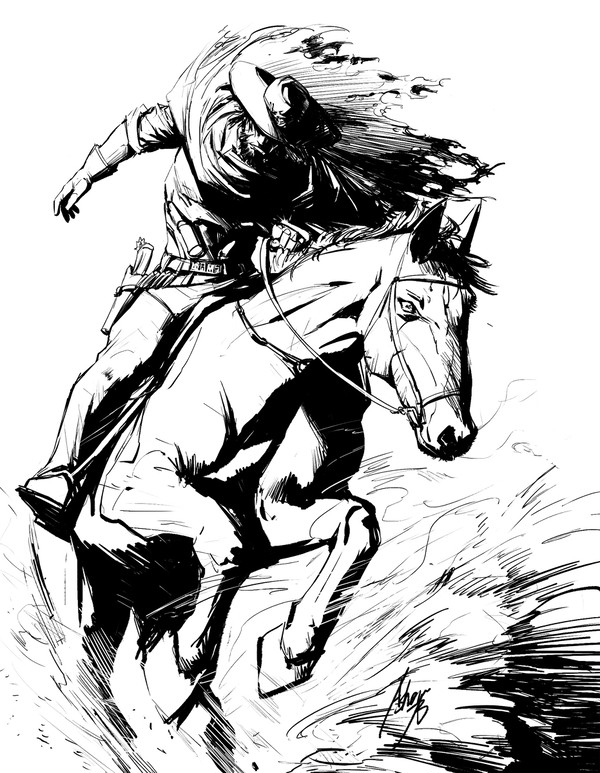 Horse riding Mccree