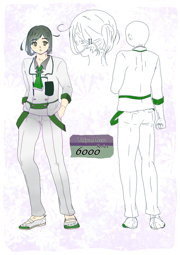 【車両擬人化】東京メトロ6000系