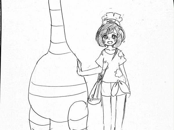 ナッシーと女の子