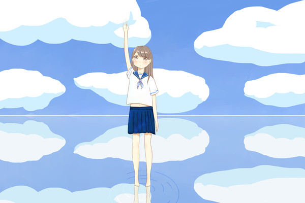 やっと触れた