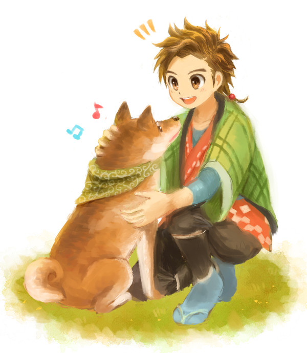 「やっぱいいよな～、柴犬は！」