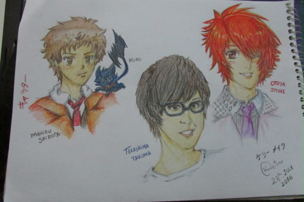 Terashima's pic with his chars