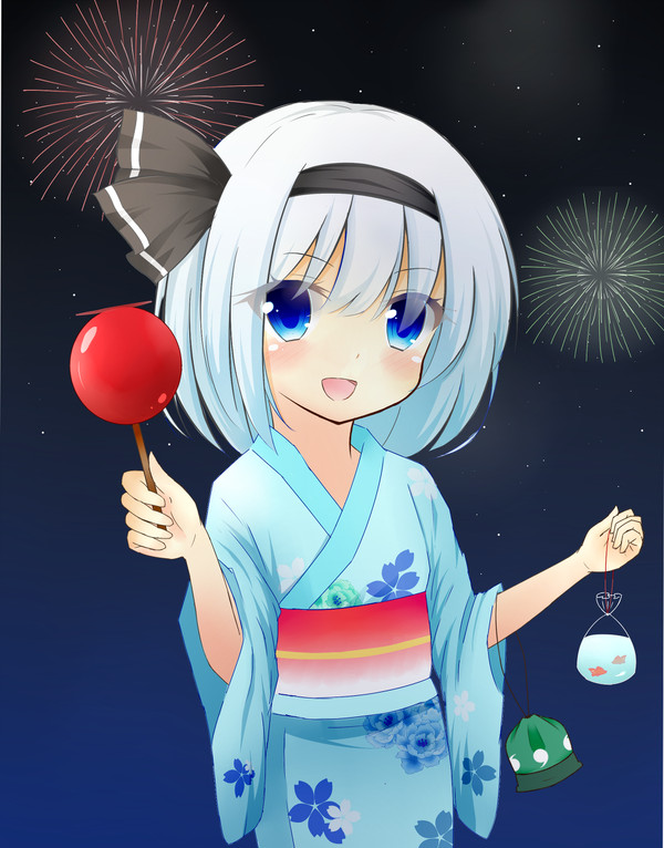 妖夢ちゃんと夏祭り