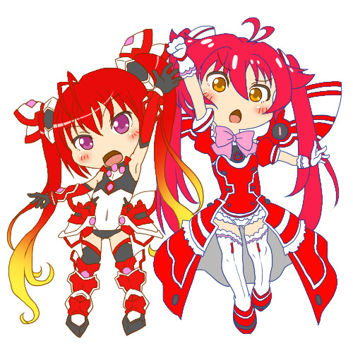 【俺ツイ】テイルレッド＆ビビッドレッド【ビビオペ】