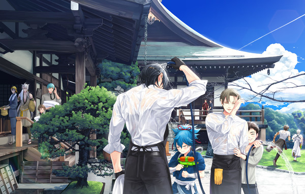 【とうらぶ】夏の庭