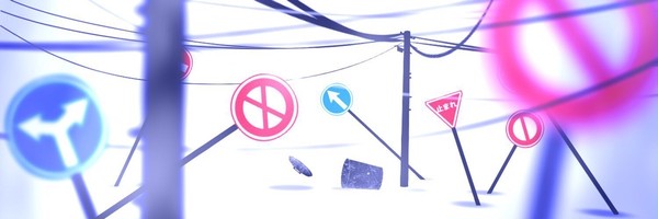 電線、目的地不明。
