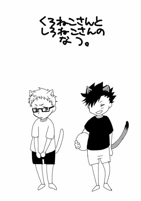夏コミ無配サンプル　くろねこさんとしろねこさんのなつ