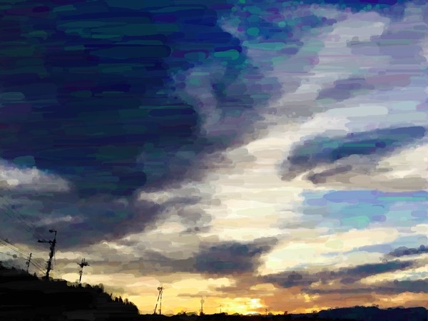 綺麗な夕空